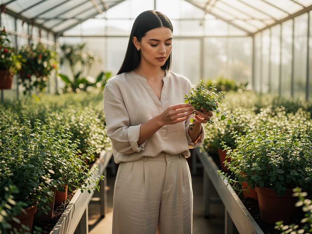 Brahmi research in a greenhouse setting